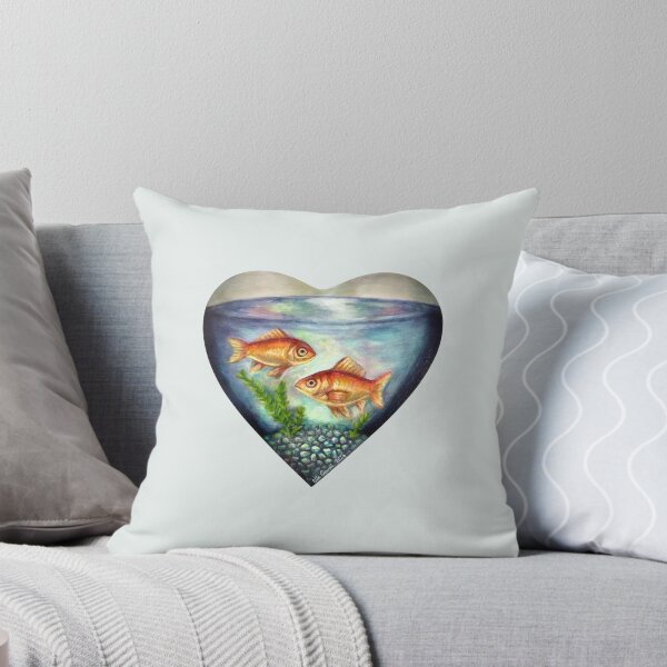 Item preview, Heart of Gold(fish) designed and sold by EllaCrowellArt.