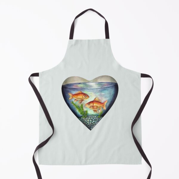 Item preview, Heart of Gold(fish) designed and sold by EllaCrowellArt.