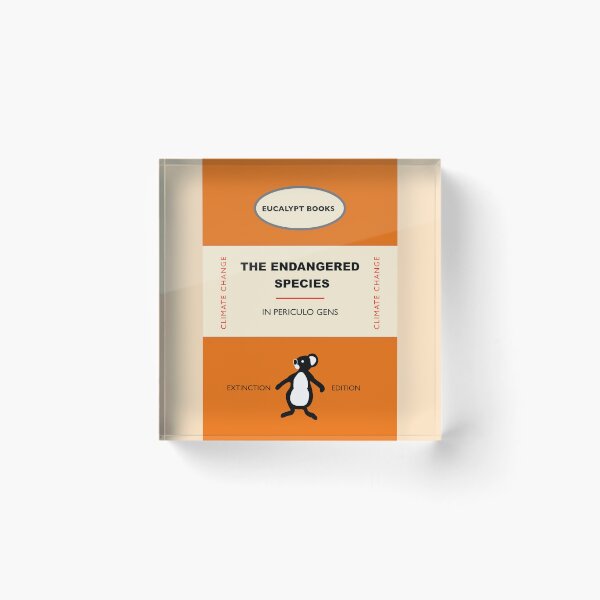 Item preview, Eucalypt Books 2026 Extinction Edition Black Koala Orange designed and sold by Donnahuntriss.