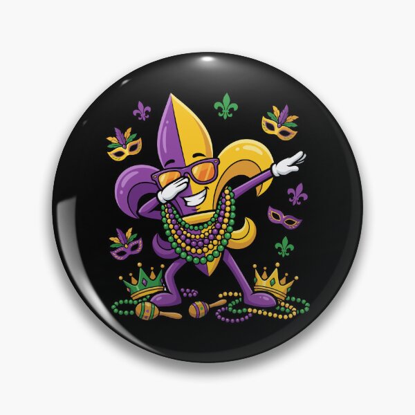 Item preview, Dabbing Fleur De Lis Funny Mardi Gras Dabbing Fleur De Lis Gear designed and sold by DynamicDesign.