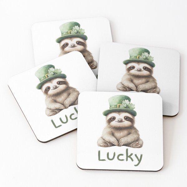 Item preview, Lucky Sloth St. Patrick's Day designed and sold by WillandWent.