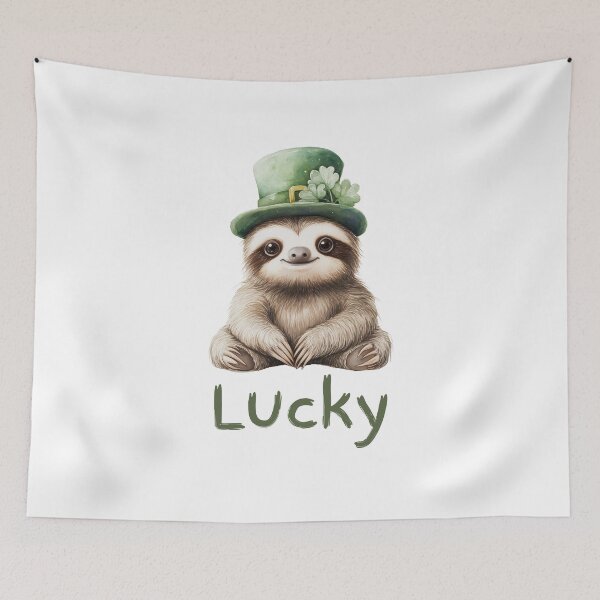 Item preview, Lucky Sloth St. Patrick's Day designed and sold by WillandWent.