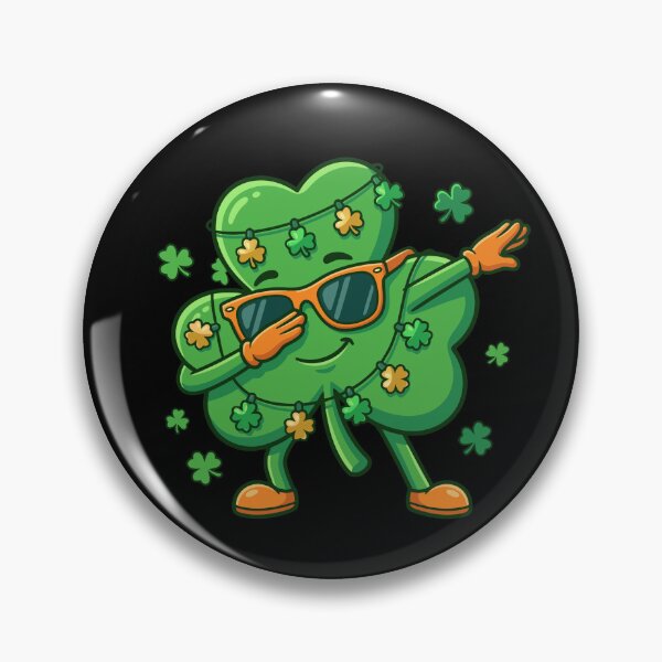 Item preview, Dabbing Shamrock Funny St. Patrick's Day Shamrock Gear designed and sold by DynamicDesign.