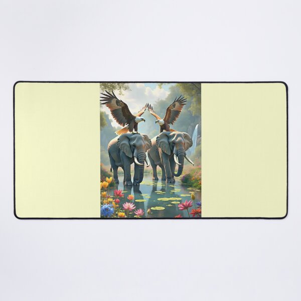 Item preview, Elephants and eagles designed and sold by Creative Visualize.