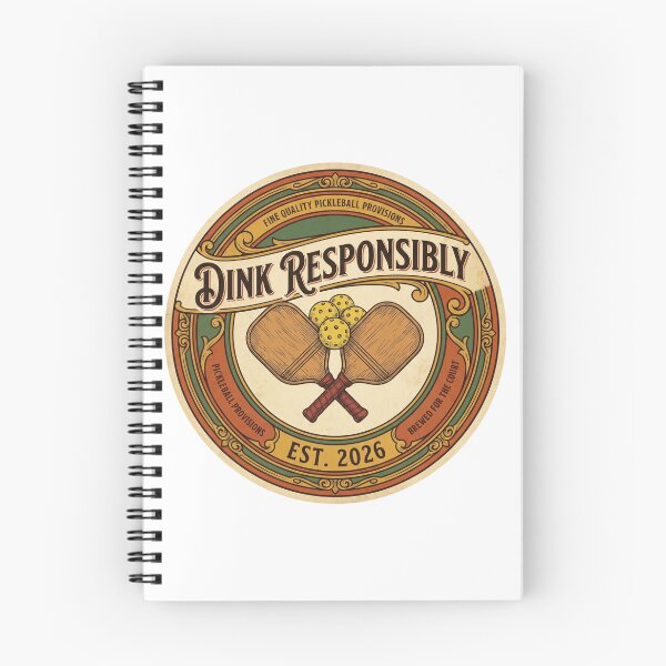 Item preview, Dink Responsibly Pickleball Retro Vintage Beer Label Tee designed and sold by rockyRG.