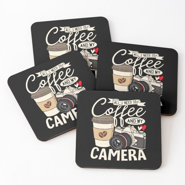 Item preview, All I Need Is Coffee And My Camera Photography Coffee Lovers designed and sold by elihletoriong.
