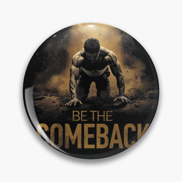 Item preview, Be The Comeback 4– Motivational Fitness Artwork | Empowering Gym Design designed and sold by Lion's Scar Store.
