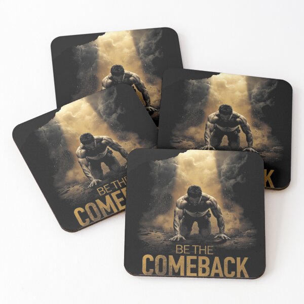 Item preview, Be The Comeback 4– Motivational Fitness Artwork | Empowering Gym Design designed and sold by Lion's Scar Store.