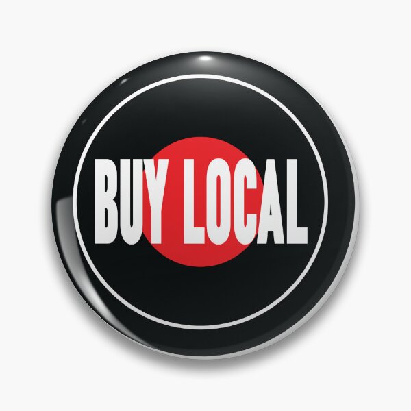 Item preview, BUY LOCAL Flag 2 designed and sold by Devin Hammer.