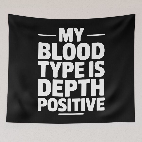 Item preview, My Blood Type Is Depth Positive Scuba Diver designed and sold by pfanodlnazb.