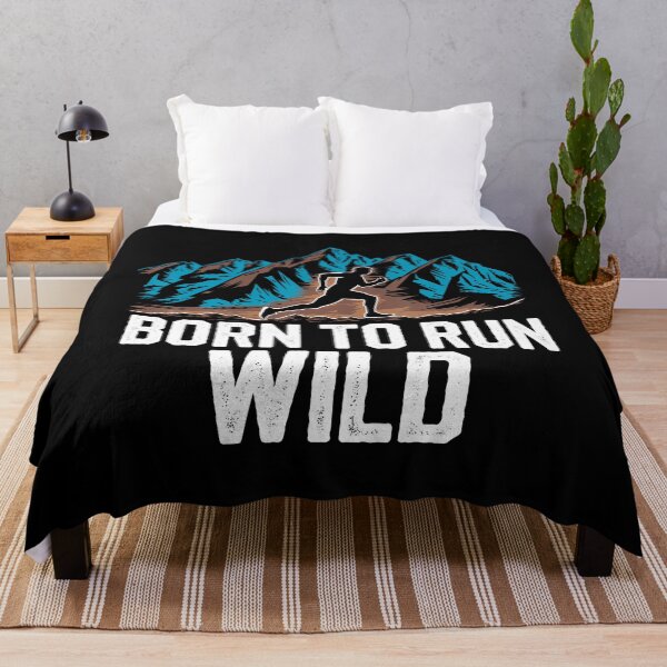 Item preview, Runners Born To Run Wild Funny Running Motivation designed and sold by PaulaStokes2.