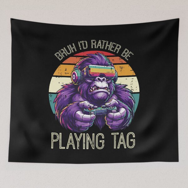 Item preview, Gaming Bruh Id Rather Play Video Games Gamer Men Boys designed and sold by elihletoriong.