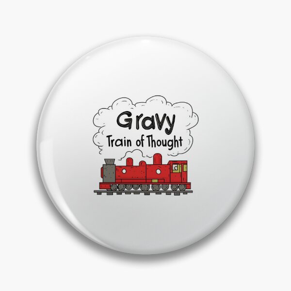 Item preview, Gravy Train Of Thought Cartoon Red Locomotive designed and sold by FWLKIT.