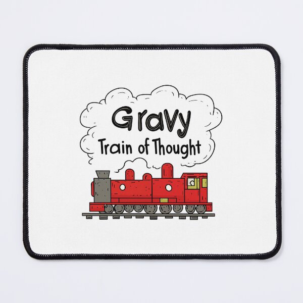 Item preview, Gravy Train Of Thought Cartoon Red Locomotive designed and sold by FWLKIT.