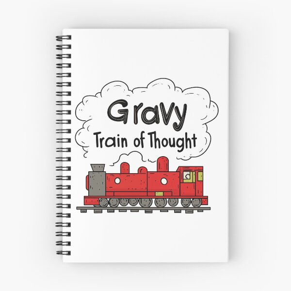 Item preview, Gravy Train Of Thought Cartoon Red Locomotive designed and sold by FWLKIT.