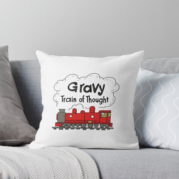 Item preview, Gravy Train Of Thought Cartoon Red Locomotive designed and sold by FWLKIT.