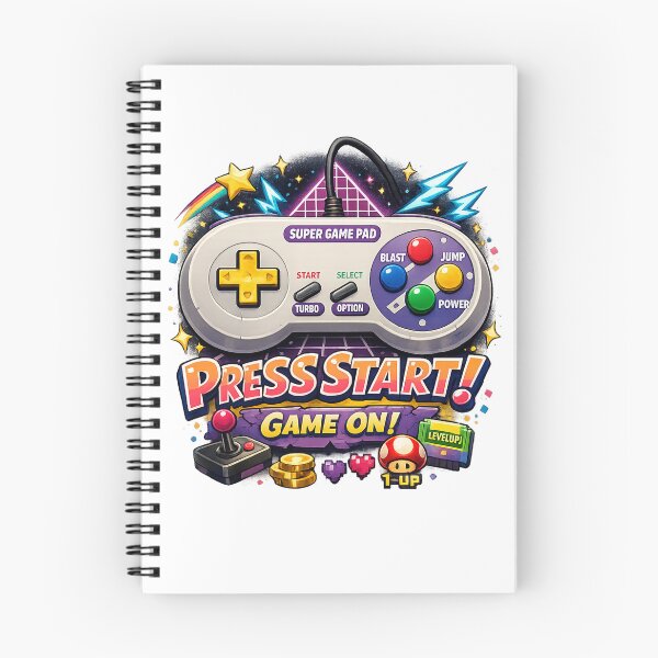 Item preview, GAME ON! – Retro 90s Gamer Controller Art designed and sold by Backtrack Boutique.
