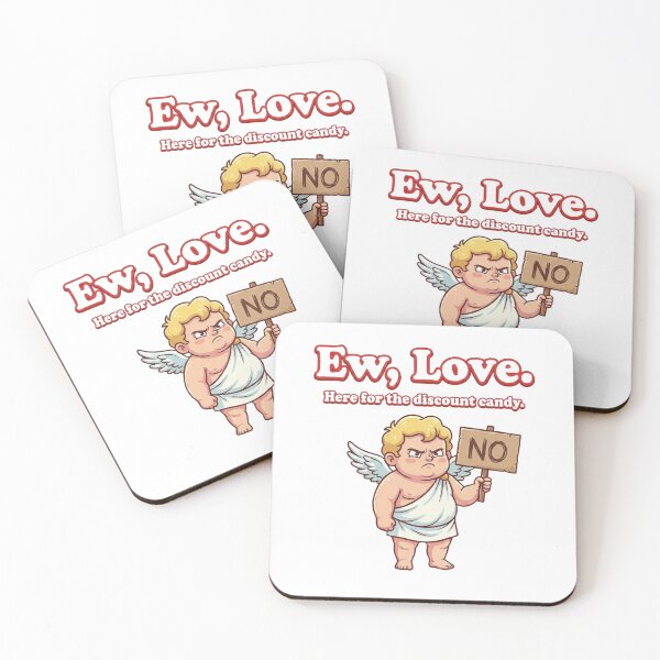 Item preview, Ew Love Grumpy Cupid Anti Valentine Shirt Retro Funny designed and sold by rockyRG.