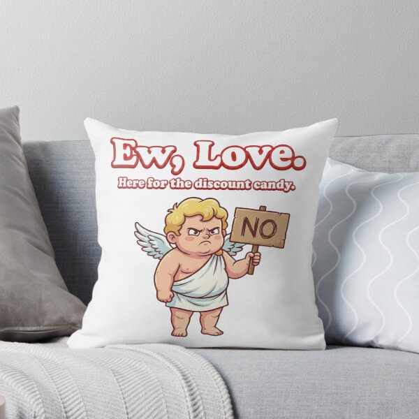 Item preview, Ew Love Grumpy Cupid Anti Valentine Shirt Retro Funny designed and sold by rockyRG.