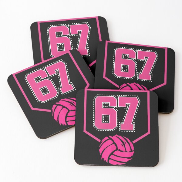 Item preview, Pink 67 Six Seven Volleyball Jersey Style T-Shirt designed and sold by LashondaGreen89.