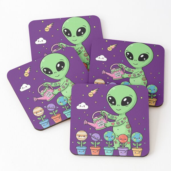 Item preview, Cosmic Garden – Cute Alien Growing Planets designed and sold by unthinkabletees.