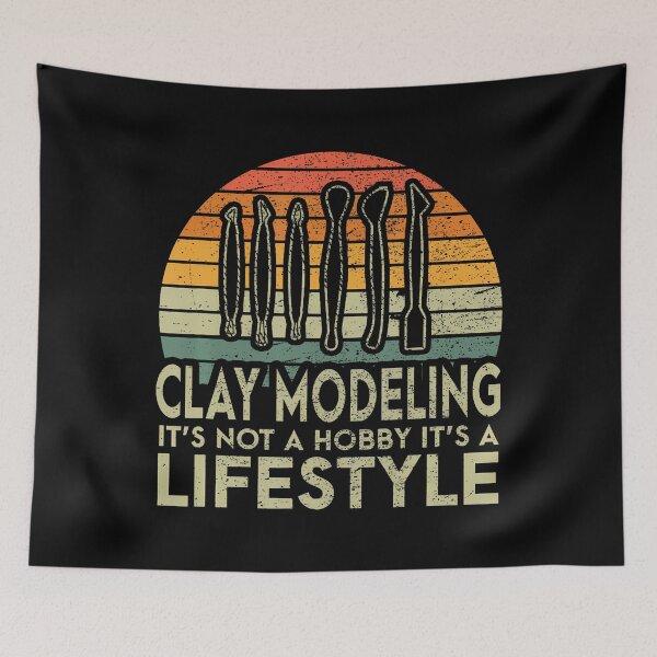Item preview, Retro Clay Modeling Lifestyle Sculptor designed and sold by pfanodlnazb.