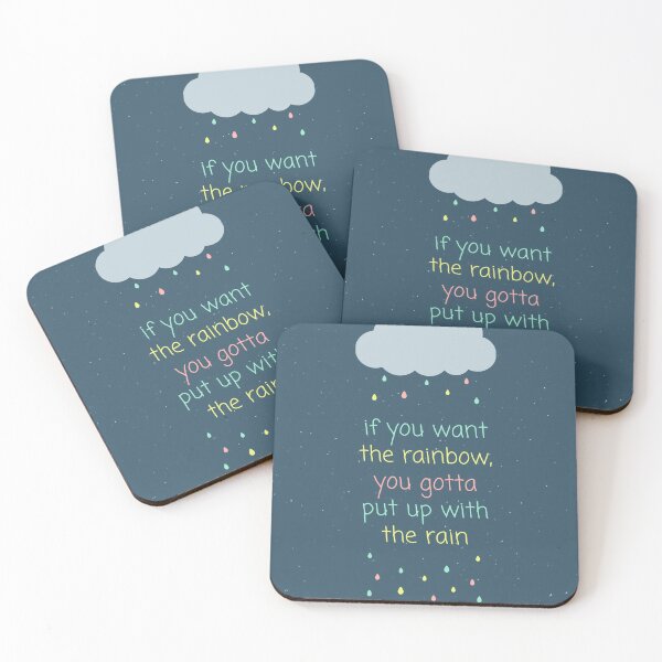 Item preview, if you want the rainbow, you gotta put up with the rain designed and sold by devisaaf.