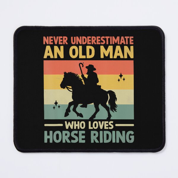 Item preview, Never Underestimate An Old Man Who Loves Horse Riding designed and sold by elihletoriong.