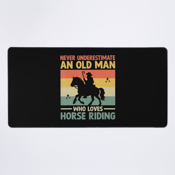 Item preview, Never Underestimate An Old Man Who Loves Horse Riding designed and sold by elihletoriong.
