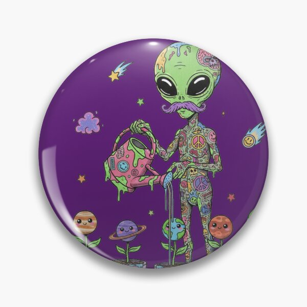 Item preview, Cosmic Garden – Alien Growing Planets designed and sold by unthinkabletees.
