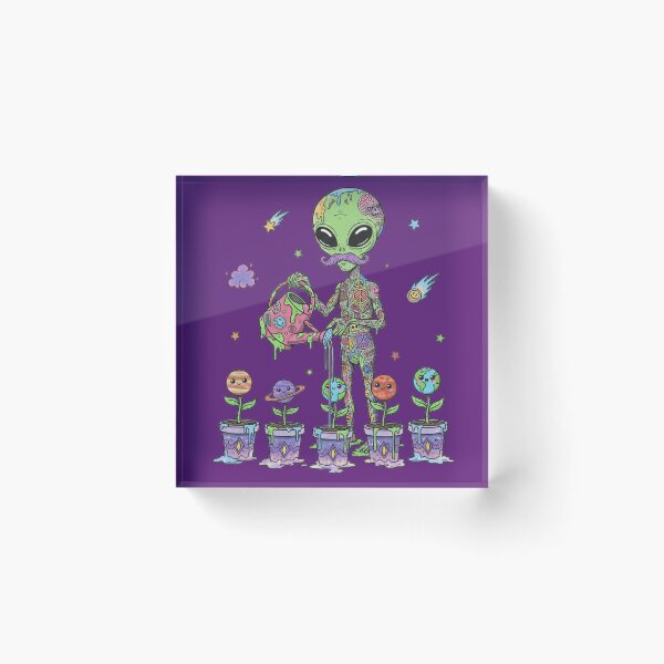 Item preview, Cosmic Garden – Alien Growing Planets designed and sold by unthinkabletees.