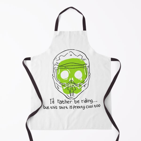 Item preview, Daydreaming of Dirt - Neon Green Skull Rider Shirt designed and sold by RNASstuff.