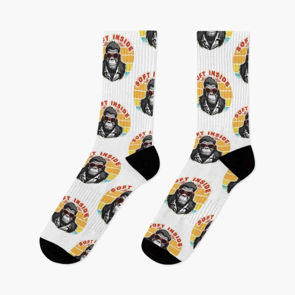 Item preview, Soft Inside Serious Gorilla Aesthetic Art designed and sold by UUniqueIImprint.