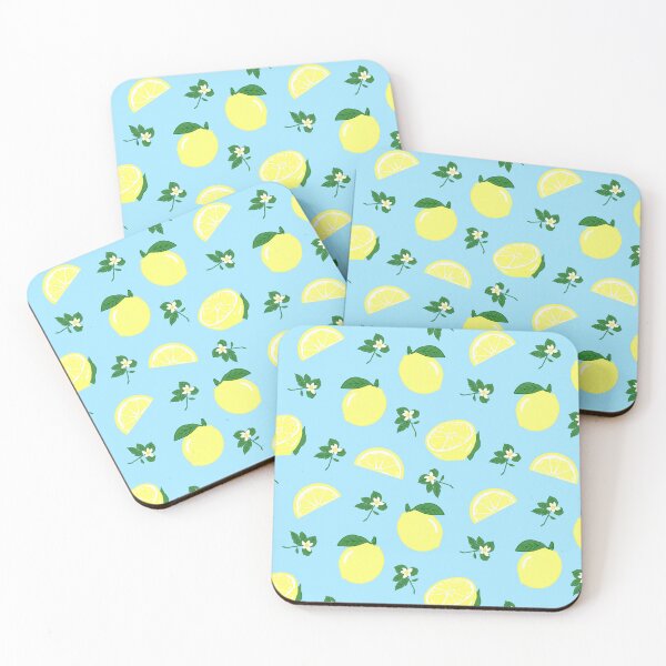Item preview, Bright Citrus Lemons Pattern designed and sold by Dreamspun Designs.