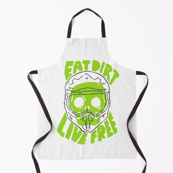 Item preview, Eat Dirt Live Free - Toxic Green Extreme Motocross Art designed and sold by RNASstuff.