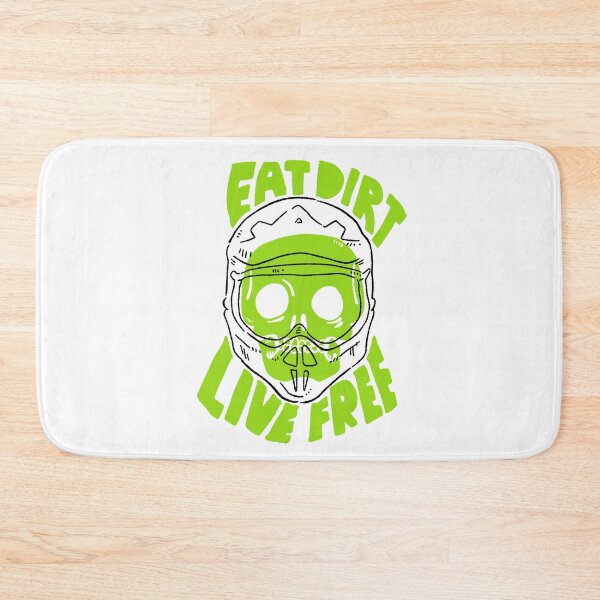 Item preview, Eat Dirt Live Free - Toxic Green Extreme Motocross Art designed and sold by RNASstuff.