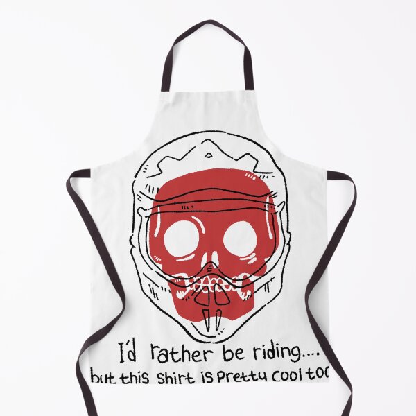 Item preview, I'd Rather Be Riding - Red Skull Motocross Humor Design designed and sold by RNASstuff.