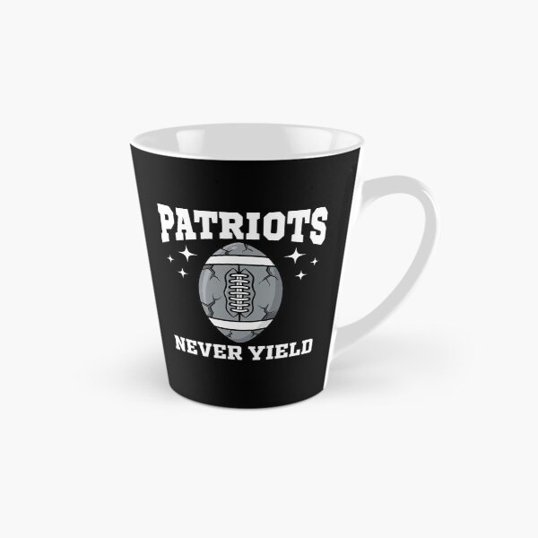 Item preview, PATRIOTS NEVER YIELD - NEW ENGLAND FOOTBALL designed and sold by KEF Custom.