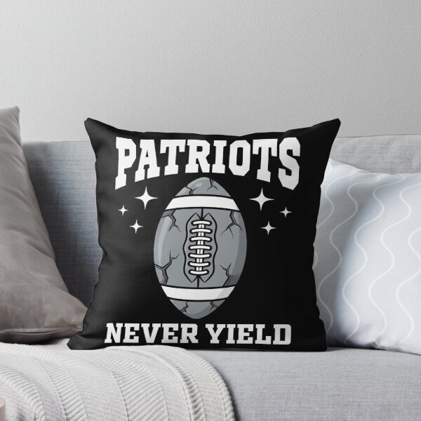 Item preview, PATRIOTS NEVER YIELD - NEW ENGLAND FOOTBALL designed and sold by KEF Custom.