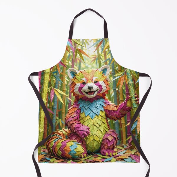 Item preview, Origami Red Panda in Origami Bamboo Grove designed and sold by Tridentulus.