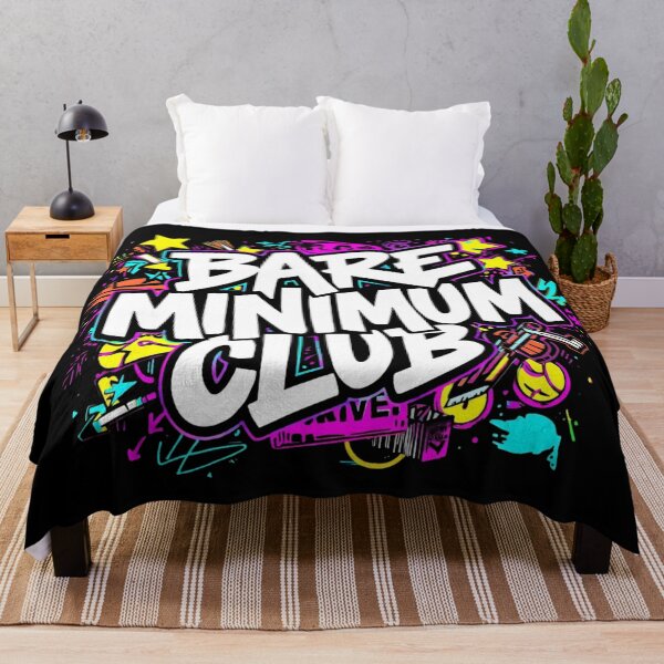 Item preview, Bare Minimum Club Graffiti Typography | Minimal Effort Streetwear Aesthetic designed and sold by ULTIMATE CREATIONS.