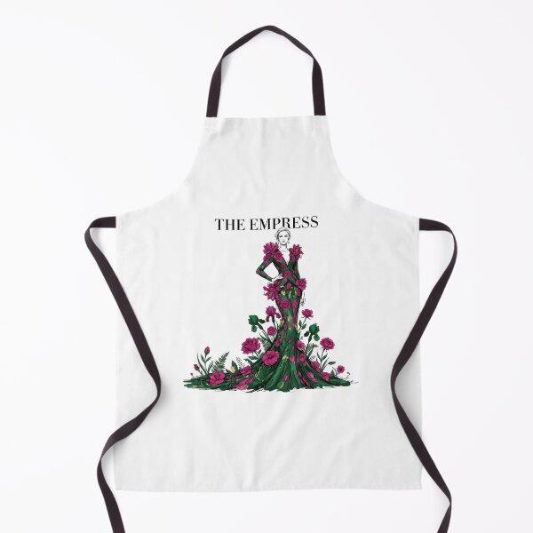 Item preview, The Empress Tarot Print | Emerald Floral Gown Wall Art | Divine Feminine Decor | Botanical Fashion Illustration | Luxury Digital Download designed and sold by apixelwall.