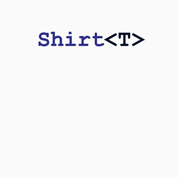 Artwork thumbnail, C# Generics T-Shirt by Geek Casuals