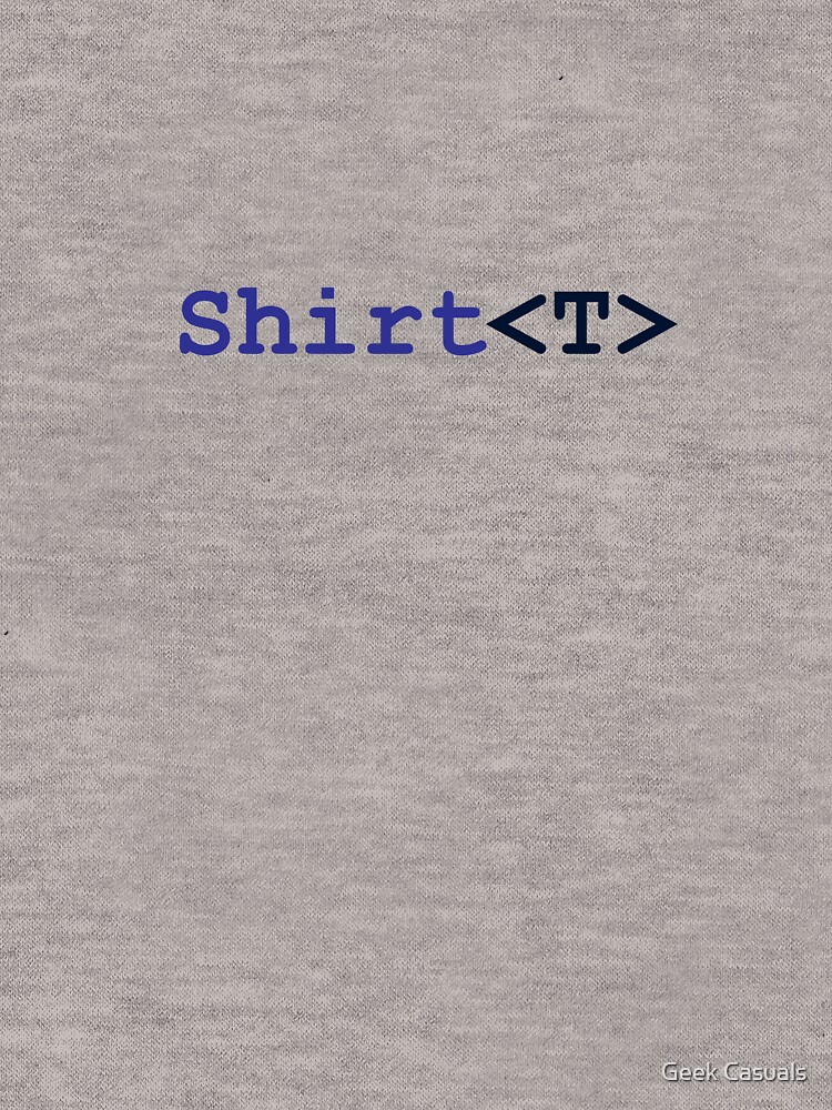 Thumbnail 7 of 7, Essential T-Shirt, C# Generics T-Shirt designed and sold by geekcasuals.