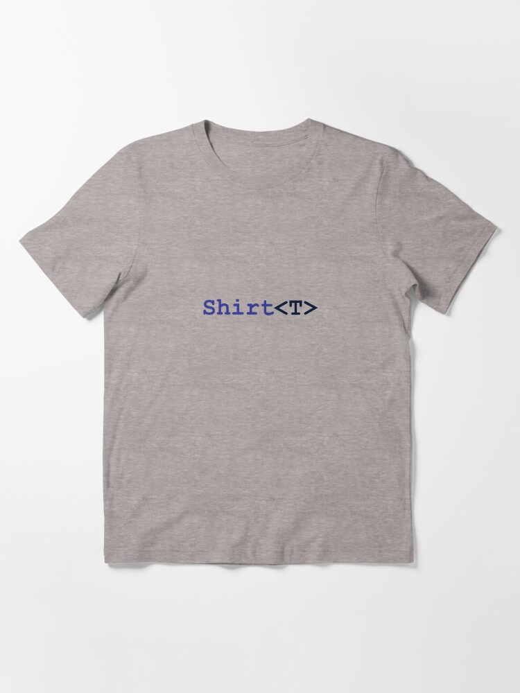 Thumbnail 3 of 7, Essential T-Shirt, C# Generics T-Shirt designed and sold by geekcasuals.