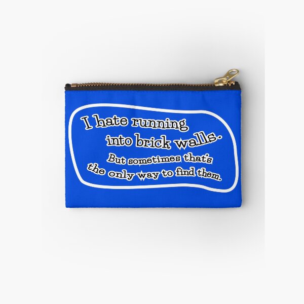 Item preview, I hate running into brick walls, but: blue background designed and sold by mntimg.