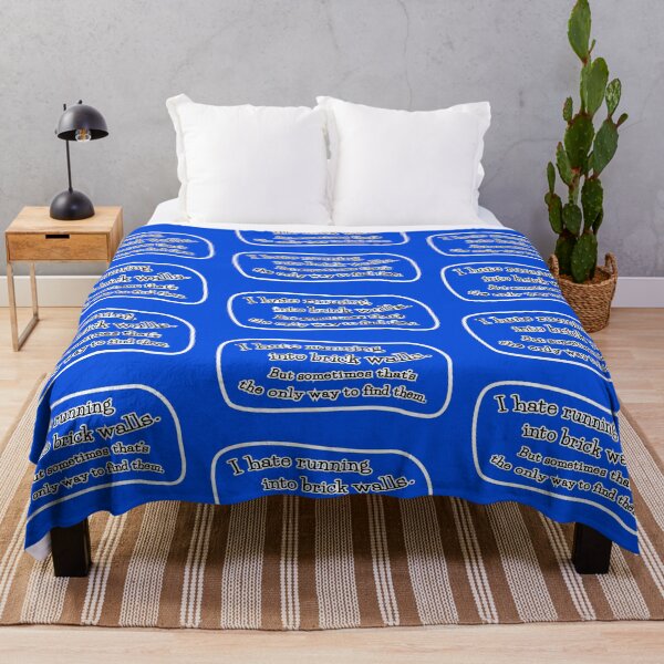 Item preview, I hate running into brick walls, but: blue background designed and sold by mntimg.