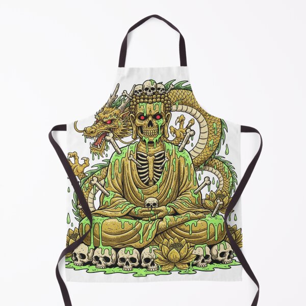 Item preview, Golden Skull Buddha – Dragon, Lotus, and the Ooze of Eternity designed and sold by unthinkabletees.