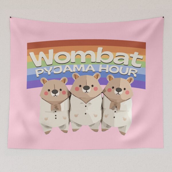 Item preview, Wombat Pyjama Hour designed and sold by pUNKnown.