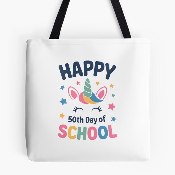 Item preview, Happy 50th Day Of School Unicorn designed and sold by IdunayaStore.